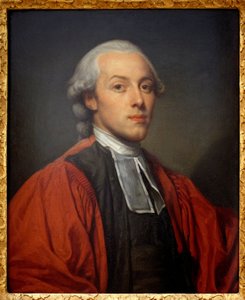 صورة لتشارلز بول جان بابتيست دي بورغفين دي فيالارت دي سانت موريس (1772-1817) ، مستشار الغرفة الكبرى للبرلمان في باريس. رسم جان بابتيست غريوز (1725-1805) زيت على خشب. الفن الفرنسي بواسطة جان بابتيست غريوز