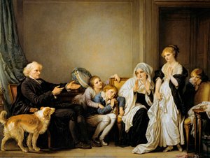 الأرملة ومعترفها (لوحة زيتية) بواسطة 