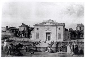 المدرج الكبير في Jardin des Plantes في باريس ، عام 1794 ، من "Le Museum d&39;Histoire Naturelle il ya un siecle" بواسطة ET Hamy ، نشره Ernest Leroux في عام 1896