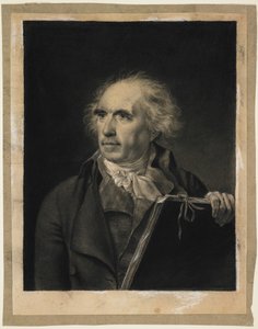 صورة هوبير روبرت ، c.1798-99 (طباشير أبيض وأسود) بواسطة جان بابتيست إيسابي
