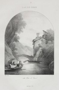 رحلة إلى إيطاليا عام 1822 بواسطة Jean-Baptiste Isabey
