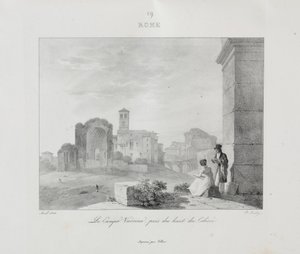 رحلة إلى إيطاليا عام 1822 بواسطة Jean-Baptiste Isabey
