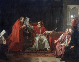 توقيع الاتفاقية بين فرنسا والحصار المقدس (حصار القديس) ، بقلم البابا بيوس السابع (1742-1823) ، 15 أغسطس