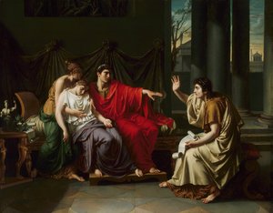 فيرجيل يقرأ الإنيادة إلى أوغسطس وأوكتافيا وليفيا 179093.