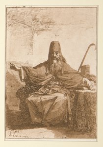كاهن روسي (1965.9.36) ورأس رجل (1977.147.3) بواسطة جان بابتيست لو برنس
