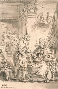 لو تاتشر ، 1775. بواسطة جان بابتيست لو برنس