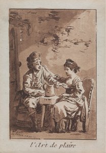 فن الإرضاء ، 1771. بواسطة جان بابتيست لو برنس