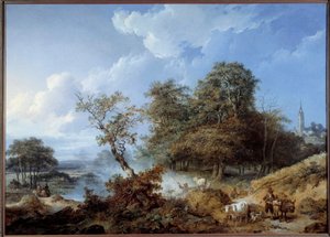 المشهد الأنمي. رسم جان بابتيست ليبرنس (1734-1781)