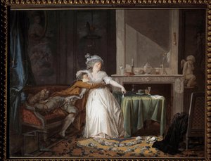 الكأس المكسور. لوحة جان بابتيست ماليت (1759-1835) بواسطة جان بابتيست ماليت