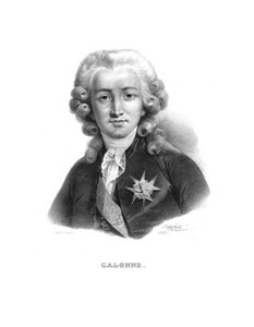 تشارلز الكسندر دي كالون ، c1820s. بواسطة جان بابتيست Mauzaisse