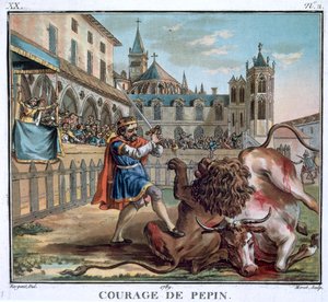 "شجاعة بيبين" 1789 بواسطة جان بابتيست موريت