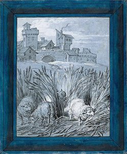 خروف في الحقل ("Rien de trop I") بواسطة Jean-Baptiste Oudry