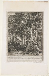 تنين رؤوس كثيرة ، Fable XII ، c. 1753-1755 بواسطة جان بابتيست أودري