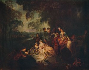 Fête Champetre ، c1722 ، c1915