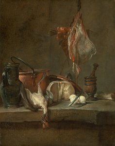 الحياة الساكنة مع راي وسلة البصل ، 1731