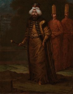 Sultan Ahmed III, c.1727-30  بواسطة جان بابتيست فانمور