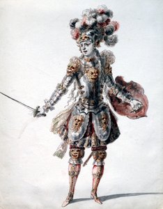 "فارس مسحور" ، c1685 بواسطة من جان بيرين وجان بابتيست لولي