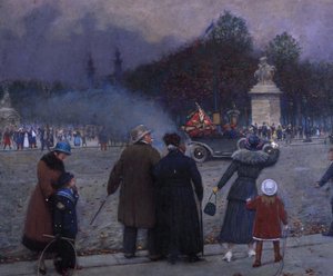 حمل العلم الألماني إلى Invalides ، ج. 1914. بواسطة جان بيرود