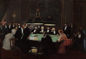 غرفة ألعاب الكازينو ، 1889. بواسطة جان بيرود