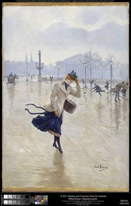 Windy Day ، Place de la Concorde ، c.1890 بواسطة جان بيرود