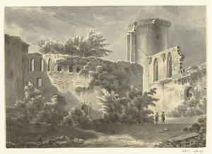 منظر لساحة Château de Botwel بواسطة جان برنارد