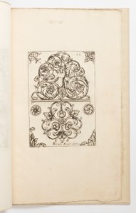 اللوحة 12 ، من Diverses pièces de serruriers (تصميمات مختلفة لصانعي الأقفال) بواسطة جان بيرين الأكبر