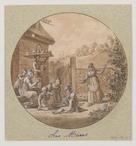 تصميم طبق خزفي مطلي ، Les Müres (Mulberries) من Service des Objets de Dessert (خدمة حلوى) بواسطة جان تشارلز Develly