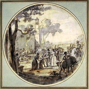 نابليون الأول (1769-1821) في سانت كلاود بواسطة جان تشارلز Develly