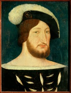 صورة لفرنسوا الأول (1494-1547) ، ملك فرنسا. لوحة جان كلويه (1485-1541)