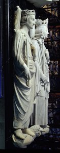 تماثيل فيليب الثالث (1245-85) ، بولد وفيليب الرابع (1268-1314) المعرض (رخام)