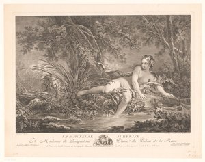 شاهد السباح في البركة مفاجأة La Baigneuse (العنوان على الكائن)
