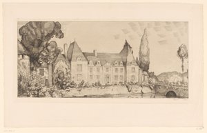 منظر لقلعة على الماء Vue du château de Villaines