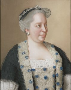 صورة الإمبراطورة ماريا تيريزا من النمسا (1717-1780) بواسطة جان اتيان ليوتارد