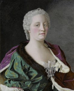 صورة الإمبراطورة ماريا تيريزا من النمسا 1717-1780 ، 1747