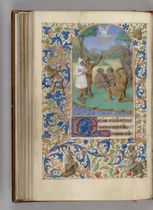 البشارة إلى كتاب ساعات الرعاة 1450-1499 بواسطة جان فوكيه