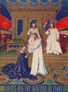 تتويج العذارى ، c1455 ، 1939 بواسطة جان فوكيه