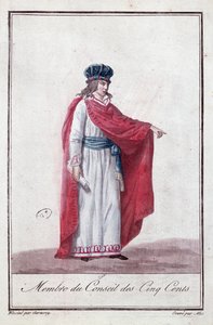 عضو مجلس الخمسمائة خلال فترة Directoire 1795-1997