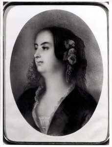 مدام هانسكا (1801-1882) منقوشة بواسطة إميل لاسال (1813-1871) (الطباعة الحجرية)