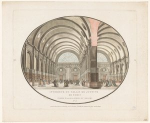 داخل قصر العدل في باريس Interior du Palais de Justice de Paris (العنوان على الكائن) بواسطة اسناوتس ورابيلي