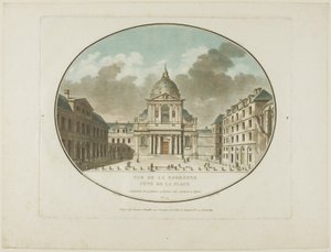 منظر السوربون بواسطة Jean-Francois Janinet
