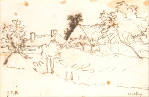 مزرعة بين الأشجار ، فيشي (ألير) بواسطة Jean Francois Millet