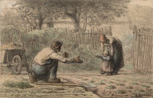 الخطوات الأولى ، ج. 1858-1866. بواسطة جان فرانسوا ميلت