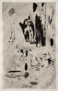 لوحة مع اسكتشات بواسطة Jean-Francois Millet