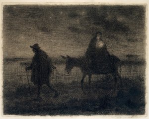 الرحلة إلى مصر بواسطة Jean-Francois Millet