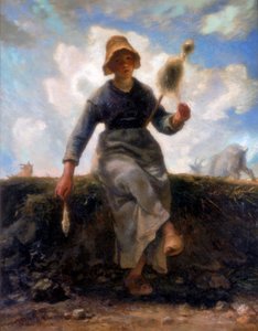 الدوار ، Goatherd of Auvergne ، c1868-1869 بواسطة جان فرانسوا ميلت