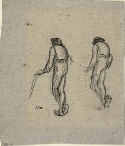 رسمان لفلاح من الخلف بواسطة Jean-Francois Millet