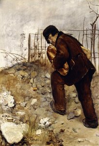 الرجل مع رغيفين من الخبز ، 1879