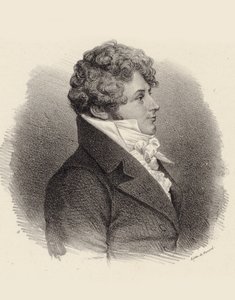 صورة لعازف البيانو والملحن دانيال ستيبلت 1765-1823 ، 1834. بواسطة جان فرانسوا بينارد