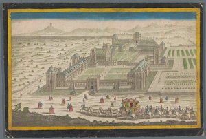 منظر من Château de Vincennes بواسطة جان فرانسوا دومون