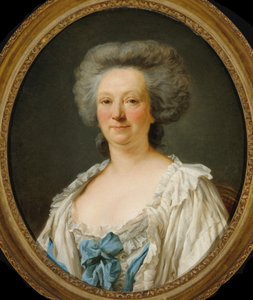 صورة مدام جيفرين 1699-1777 ، 1787. بواسطة جان فرانسوا جيل كولسون
